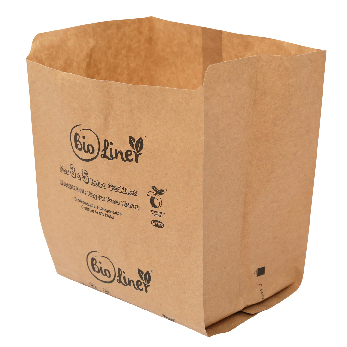 3/5L Paper Compostable Caddy Liners (Small) - Pack of 50
