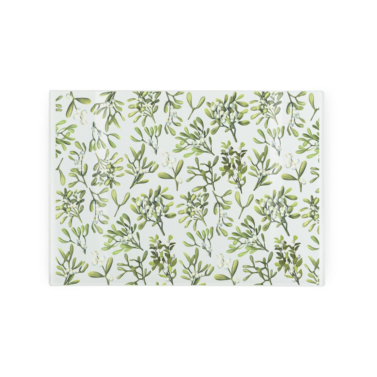Green Mistletoe Small Smooth Worktop Protector
