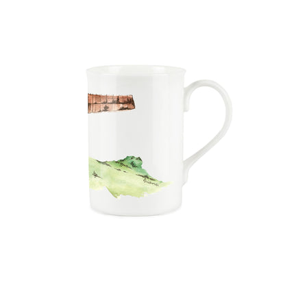 Angel of the North Mug & Coaster Gift Set by Rhiannon Chauncey