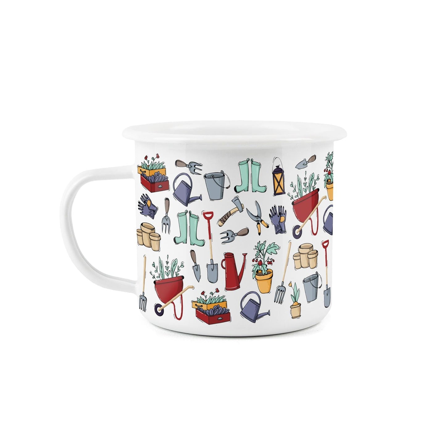 Head Gardener Enamel Mug & Coaster Gift Set