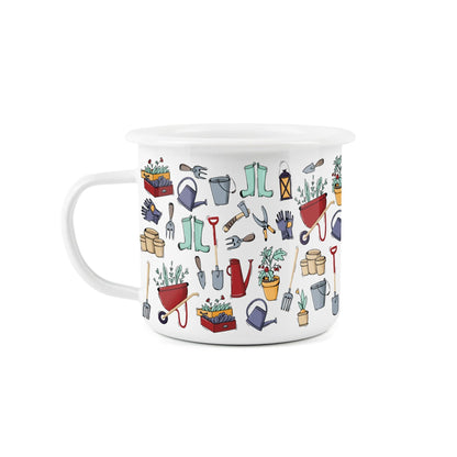 Head Gardener Enamel Mug & Coaster Gift Set