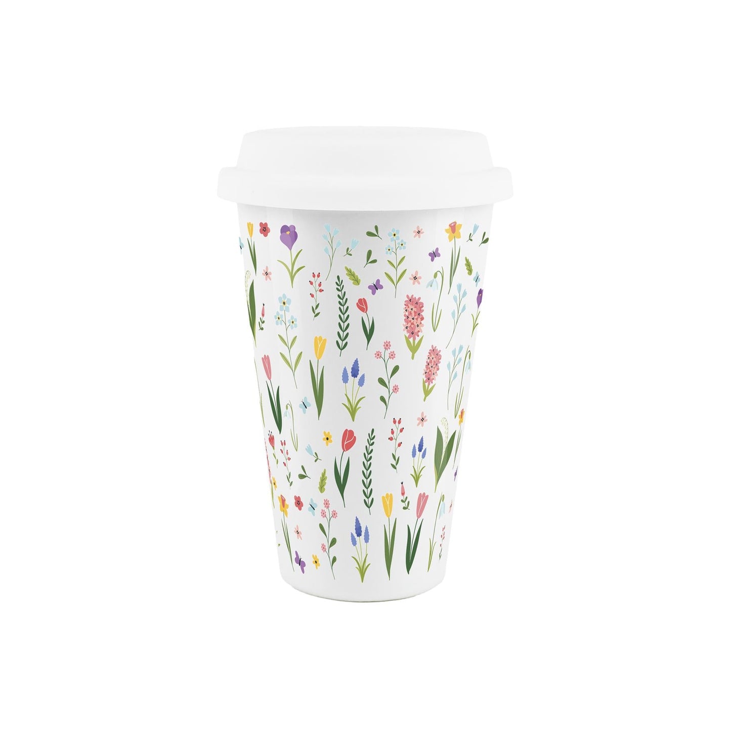 Spring Flowers Travel Mug