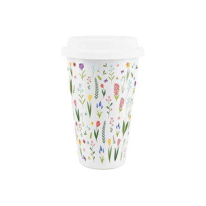 Spring Flowers Travel Mug