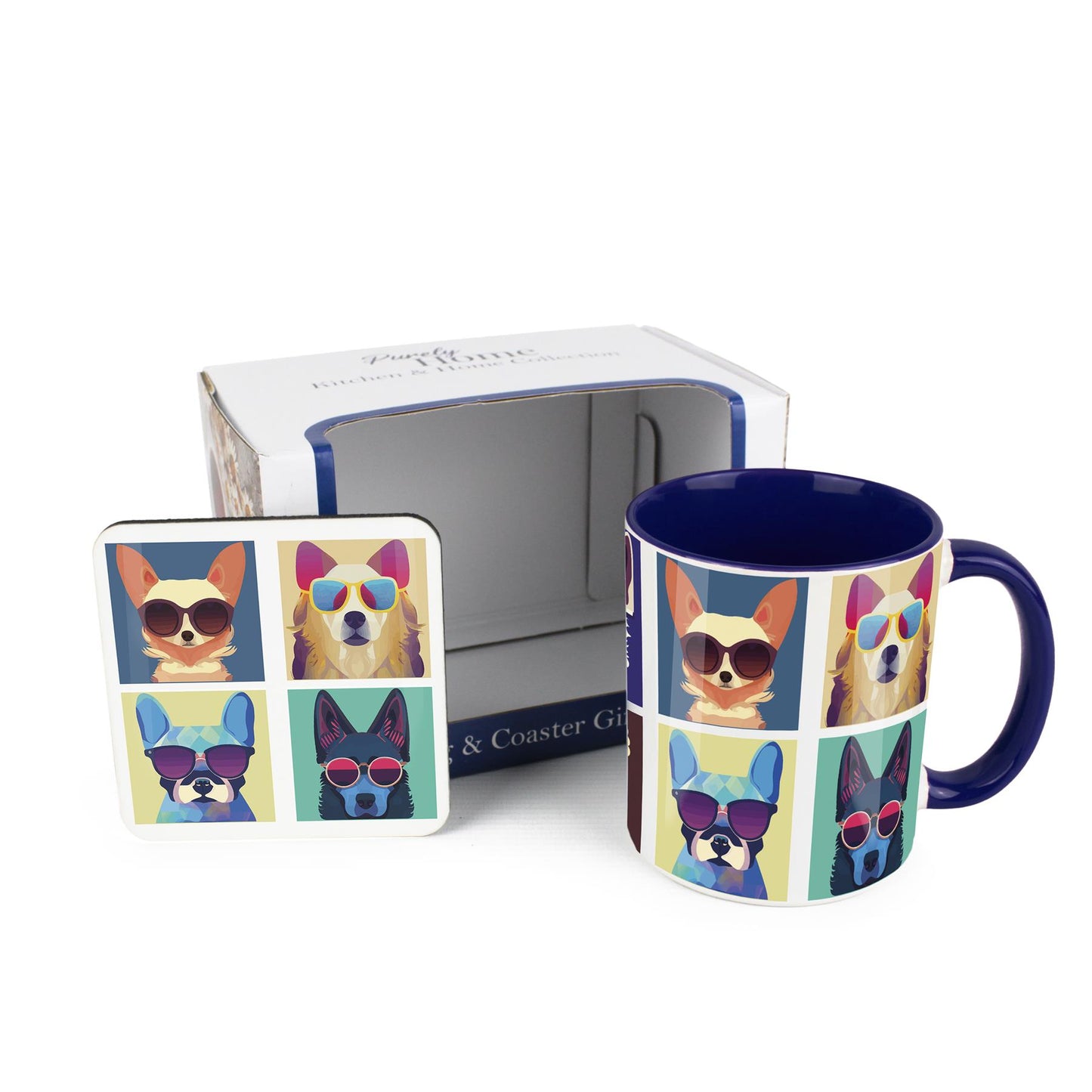 Cool Pets Mug & Coaster Gift Set
