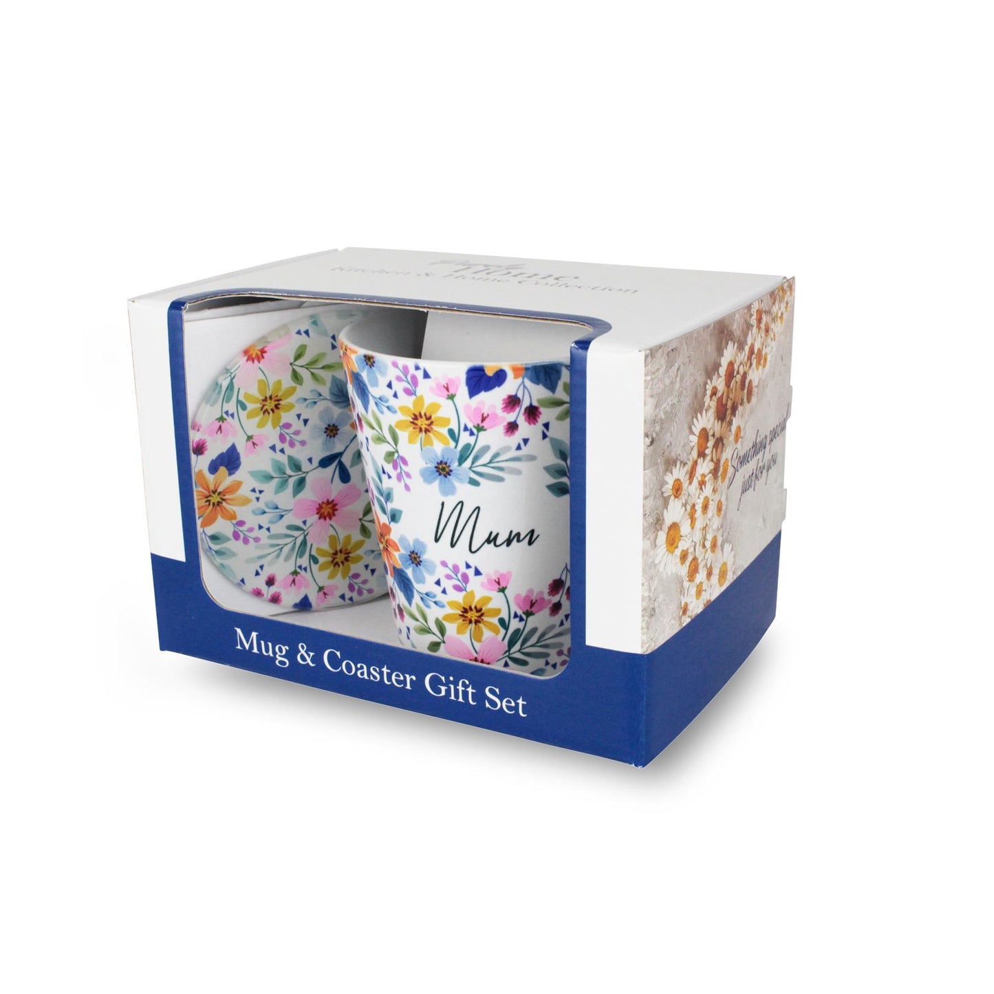 Bright Meadow Latte Mug & Coaster Gift Set