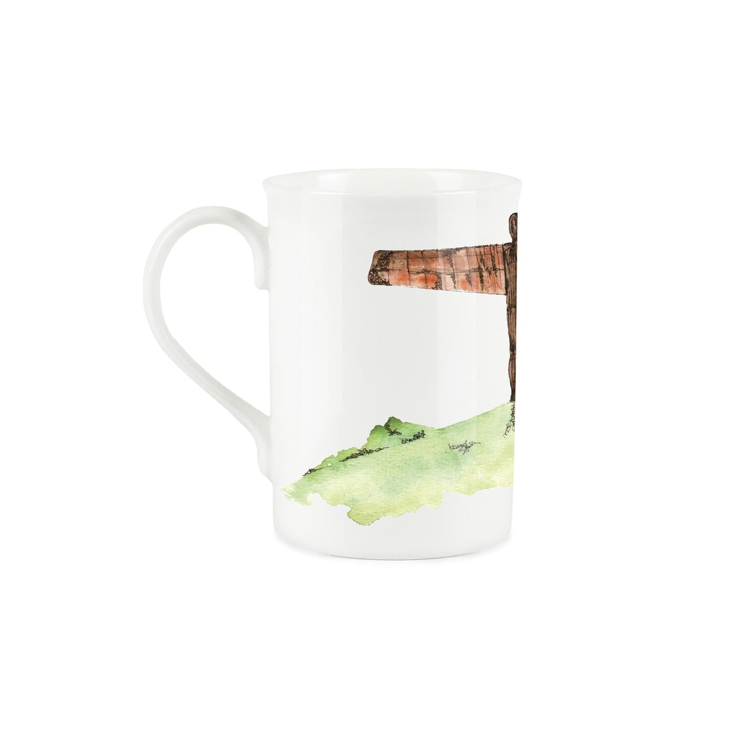 Angel of the North Mug & Coaster Gift Set by Rhiannon Chauncey