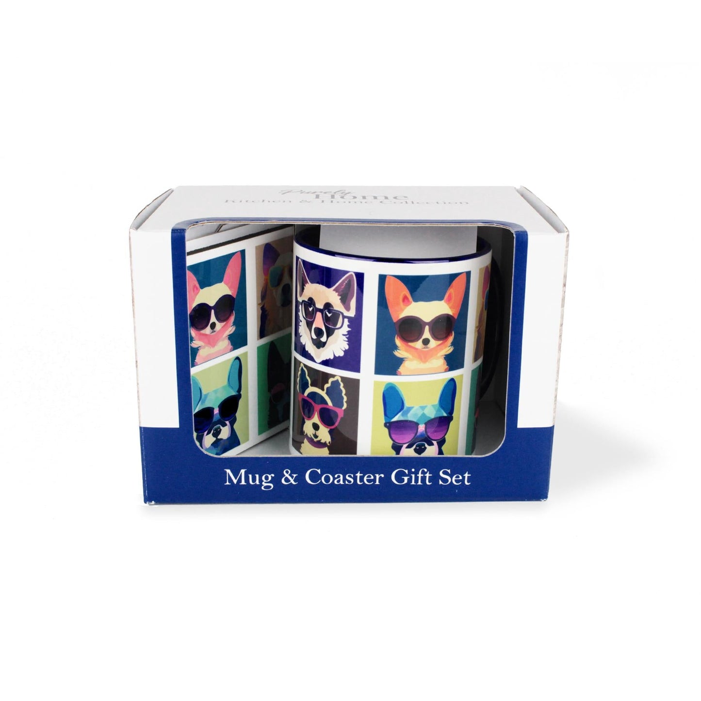 Cool Pets Mug & Coaster Gift Set
