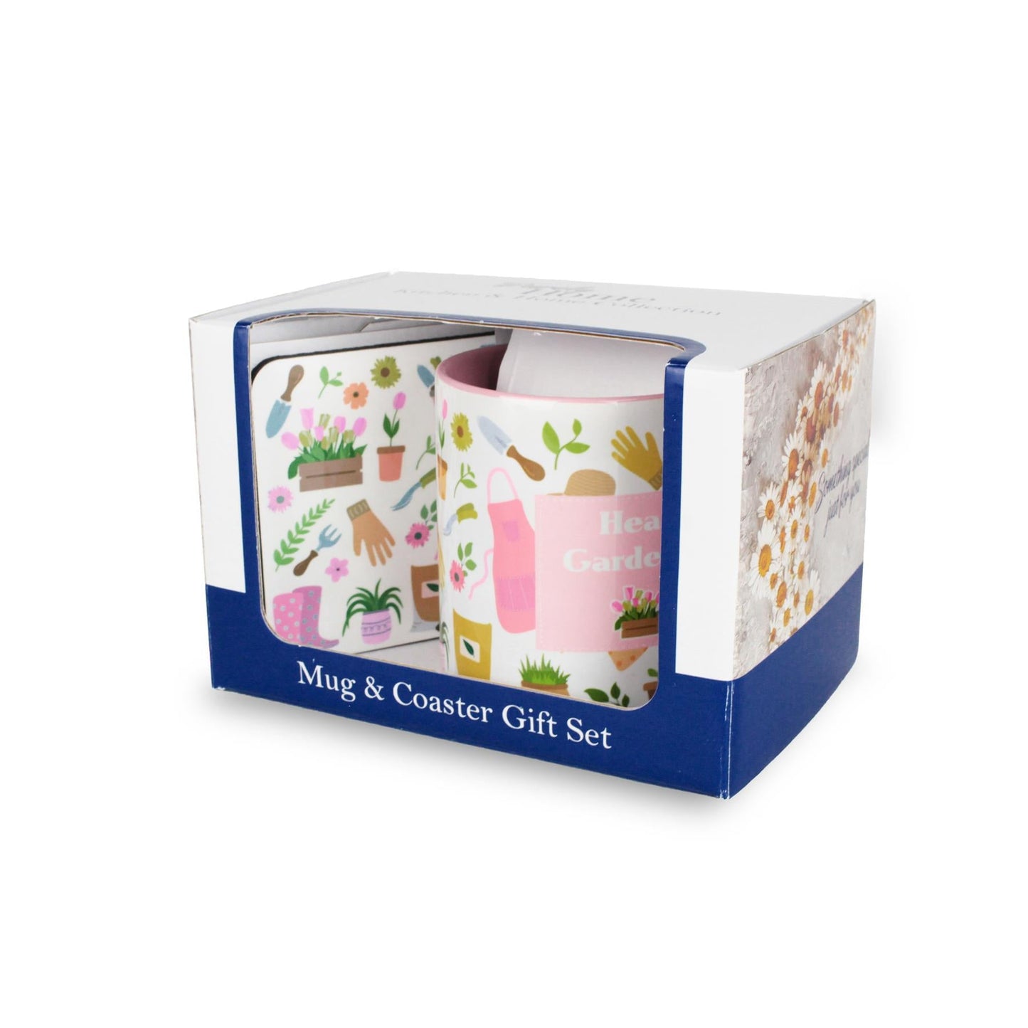 Head Gardener Tulips Mug & Coaster Gift Set