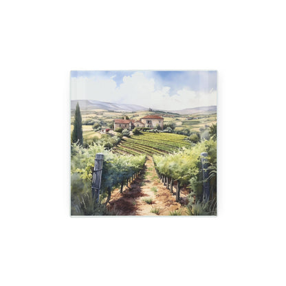 Vineyard Scenery Small Smooth Hot Pot Stand