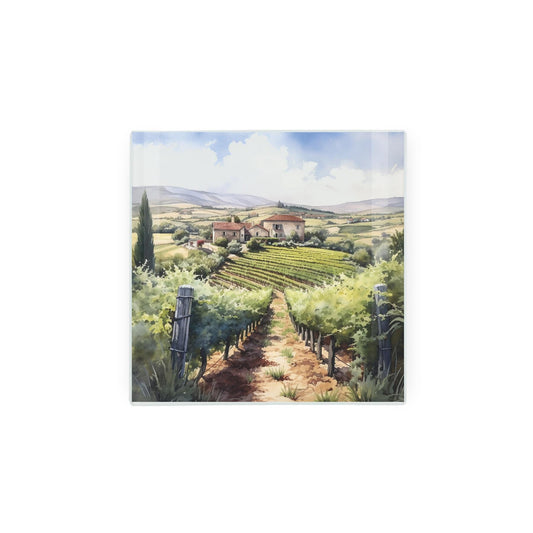 Vineyard Scenery Small Smooth Hot Pot Stand