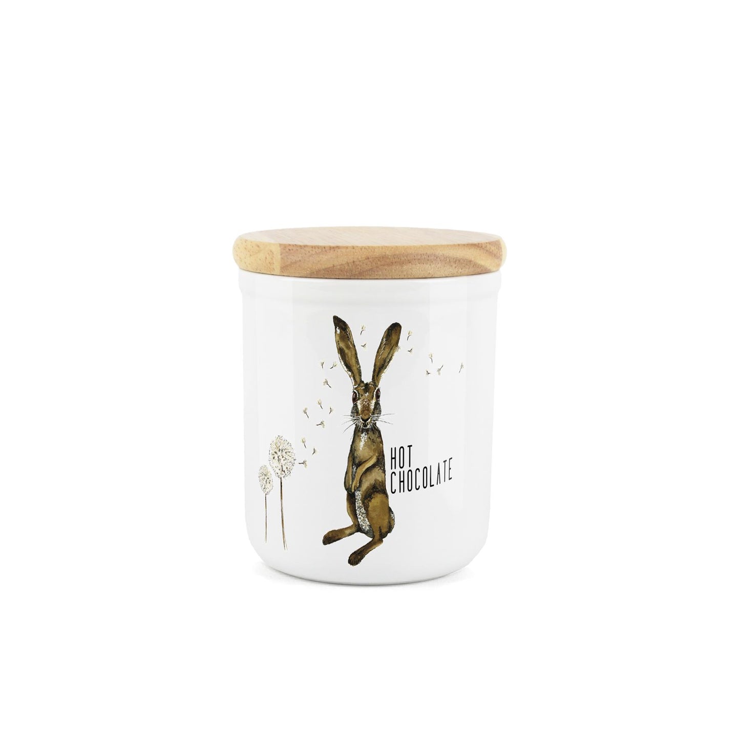 Hares & Dandelions Ceramic Canister
