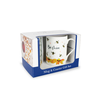 Bee Mine Mug & Coaster Gift Set