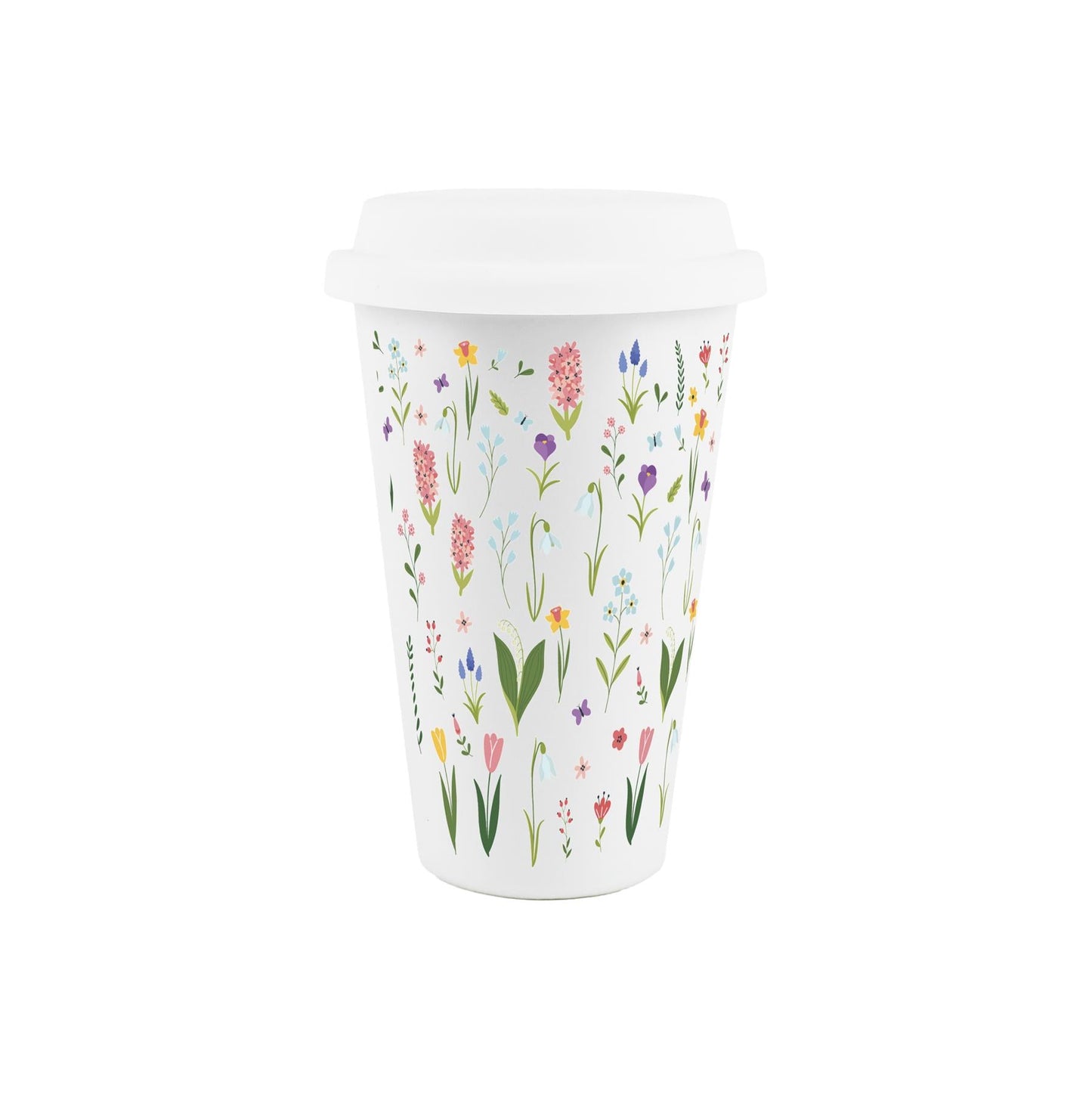 Spring Flowers Travel Mug