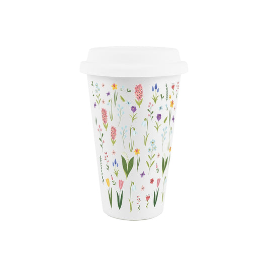 Spring Flowers Travel Mug