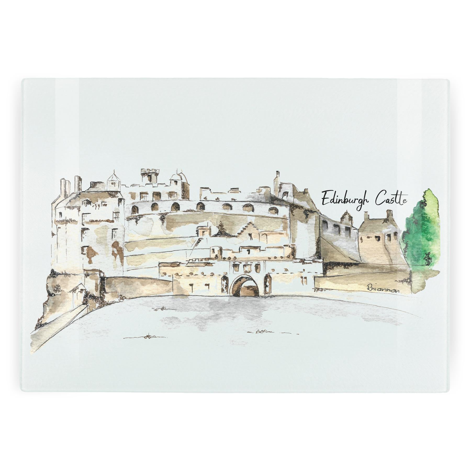 Rhiannon Edinburgh Castle Landmark Large Worktop Protector