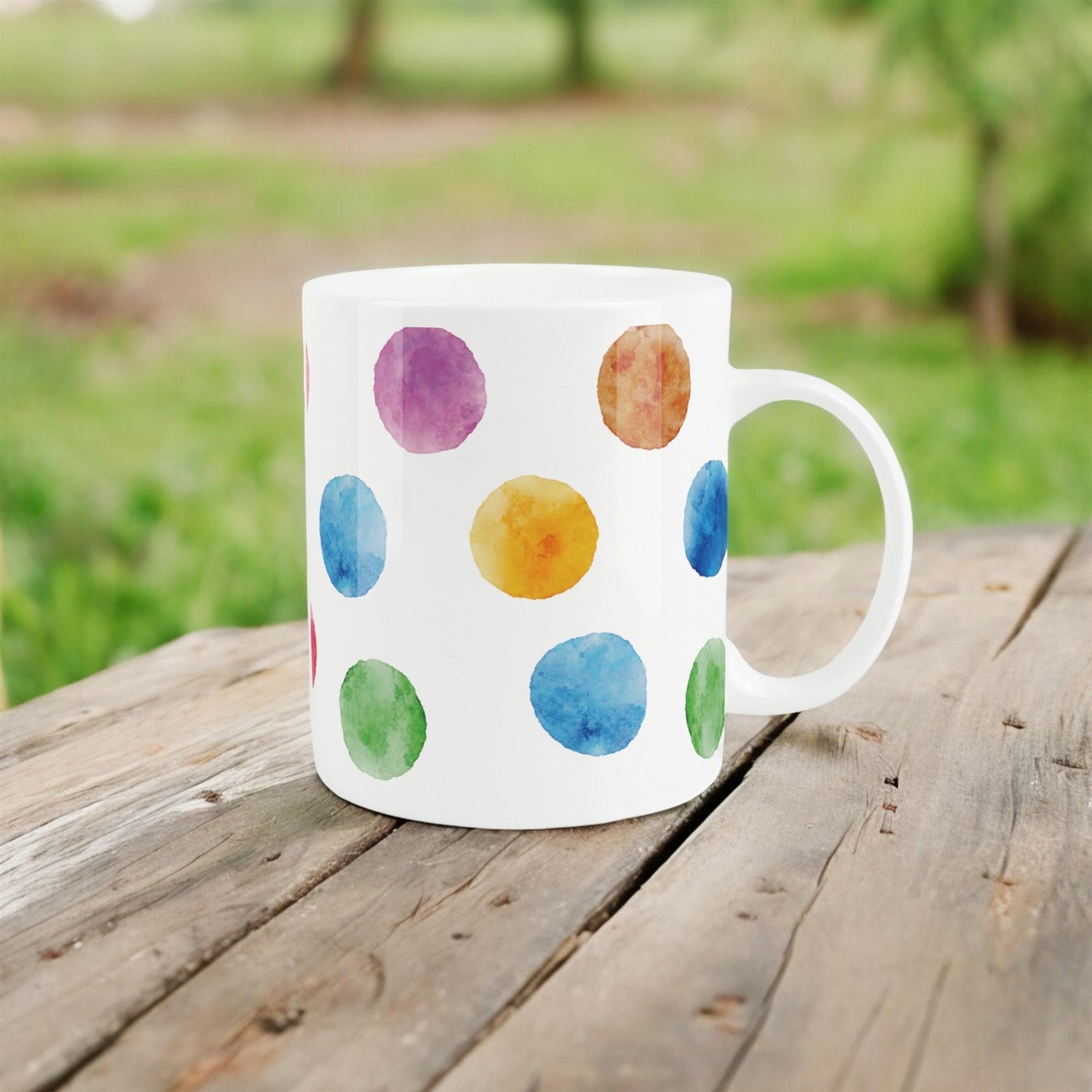 Large Polka Dots Mug