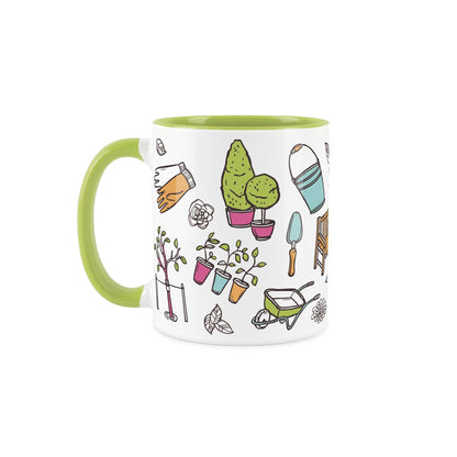 Assistant Gardener Green Mug & Coaster Gift Set