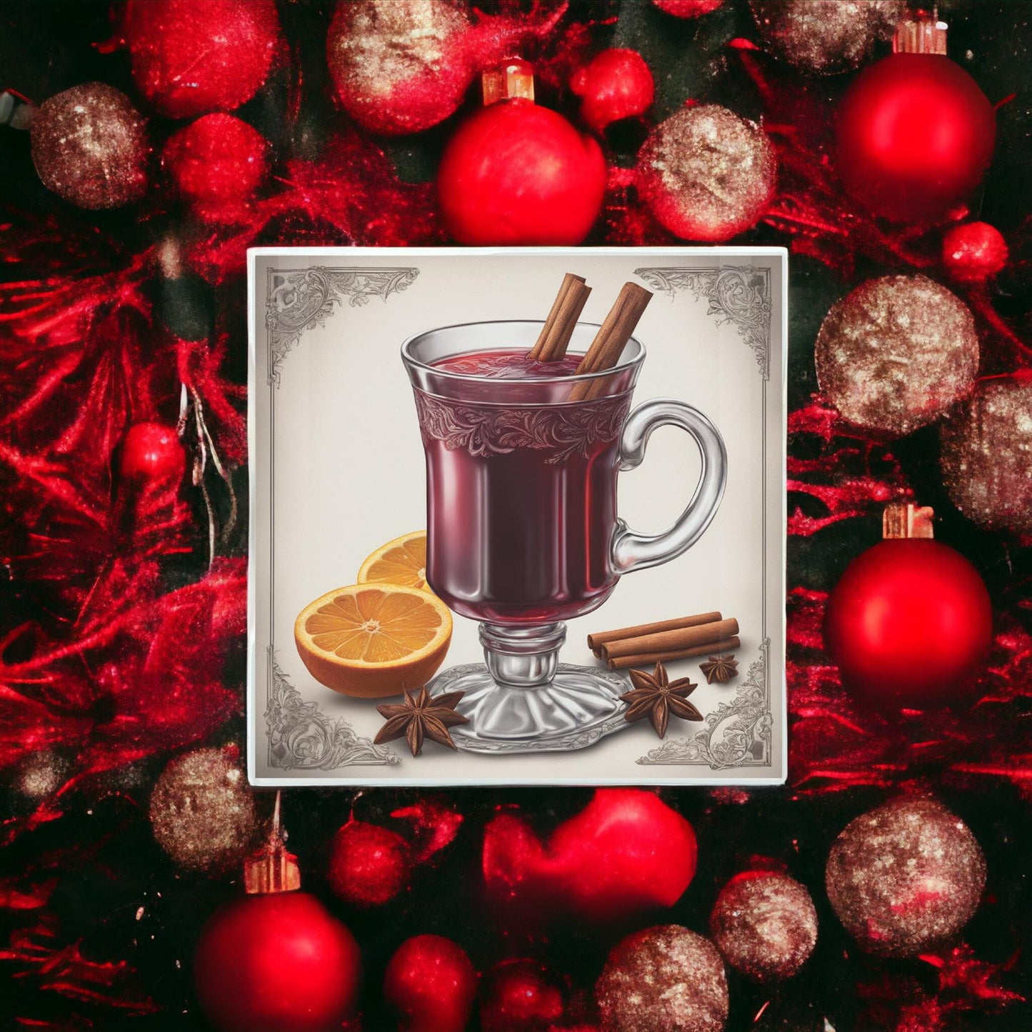 Mulled Wine Glass Smooth Hot Pot Stand