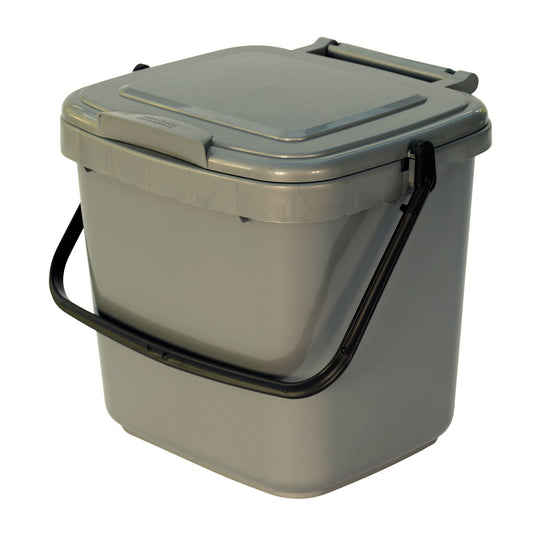 Recycled Plastic Family Caddy in Silver-Grey, sturdy and easy to clean.