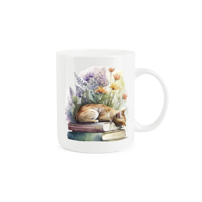 Ginger Cat Mug & Coaster Gift Set