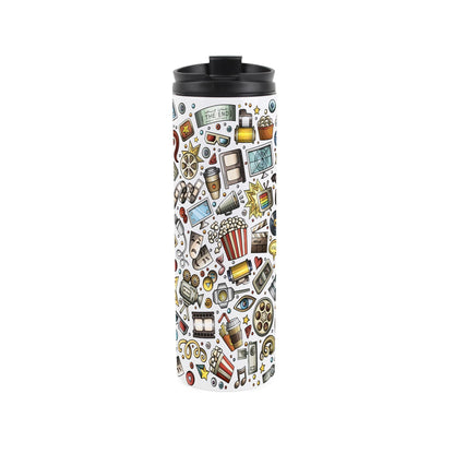 Cinema Mash-Up Stainless Steel Travel Flask