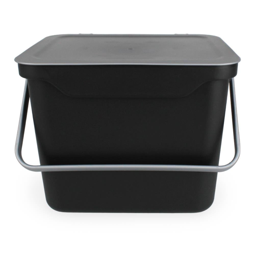 Easy Eco 5L Kitchen Caddy - Black & Silver
