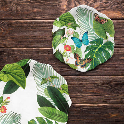 Amazon Floral Melamine Dinner Plate