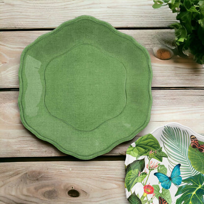 Amazon Green Melamine Dinner Plate