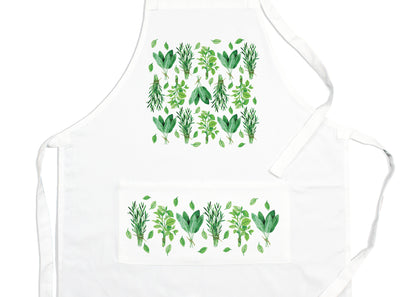Kitchen Herbs  Apron