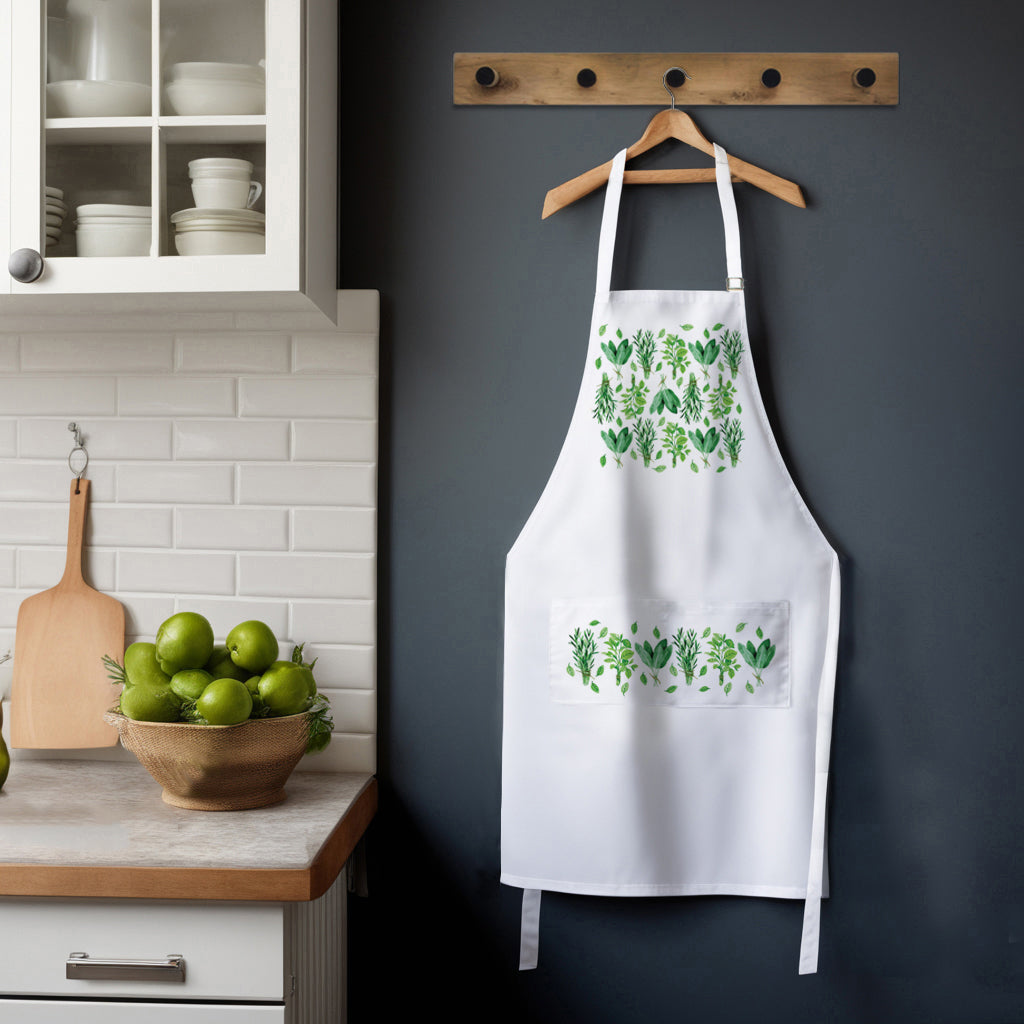 Kitchen Herbs  Apron