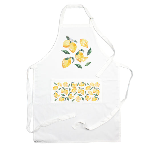 Painted Florals - Lemons  Apron