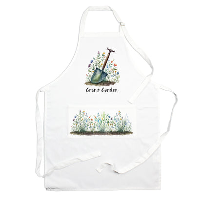 Garden Spade & Flowers  Apron