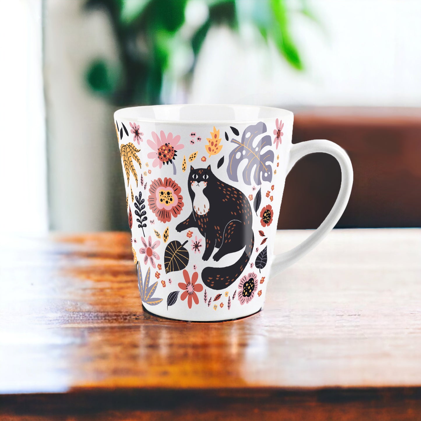 Boho Cats Small Latte Mug