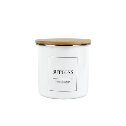 Minimalist Medium Enamel Canister