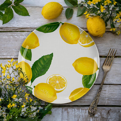 Lemon Fresh Melamine Dinner Plate