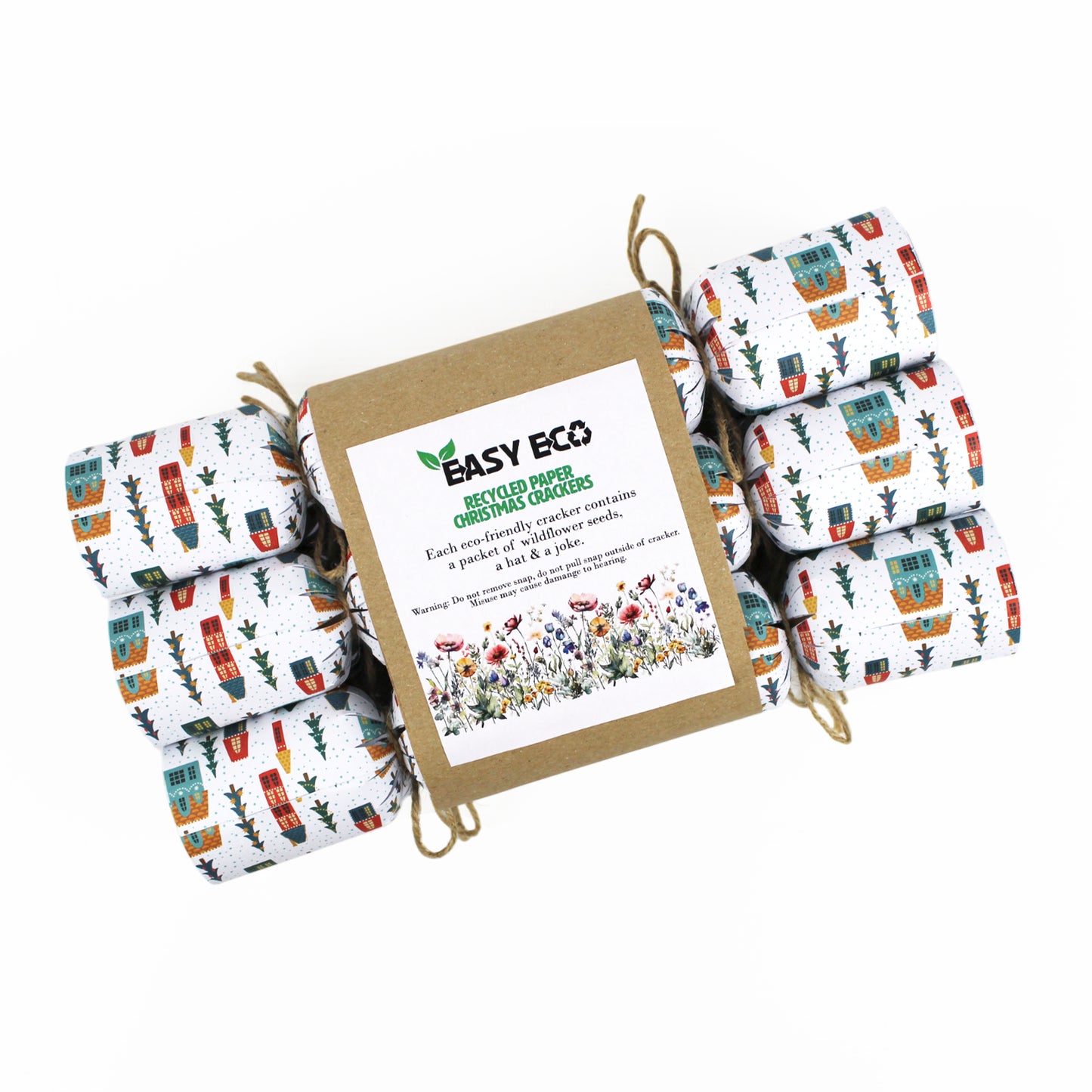 Christmas Houses Easy Eco Christmas Crackers
