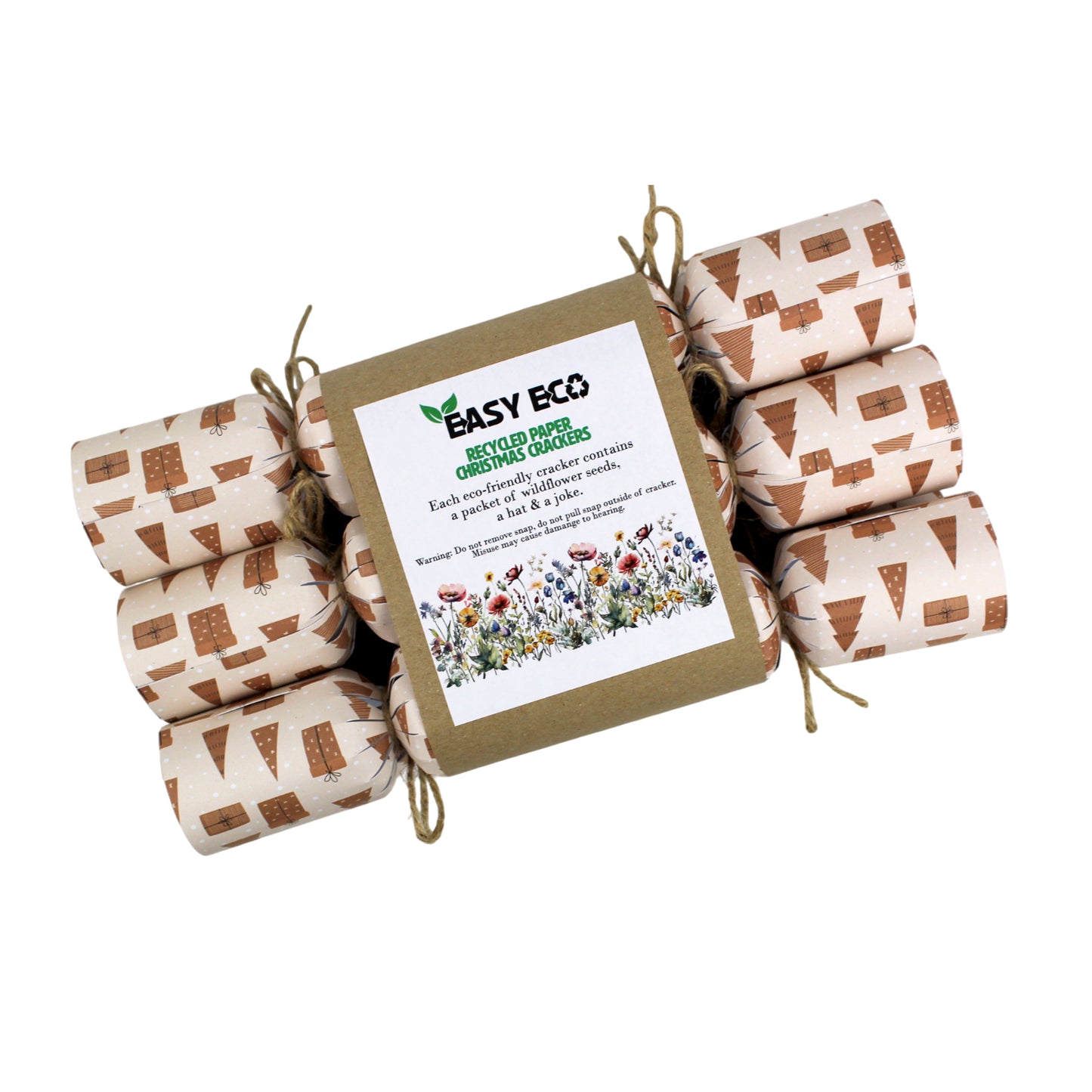 Pink Gifts Easy Eco Christmas Crackers