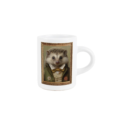 Edwardian Animals hedgehog Portrait Espresso Mug