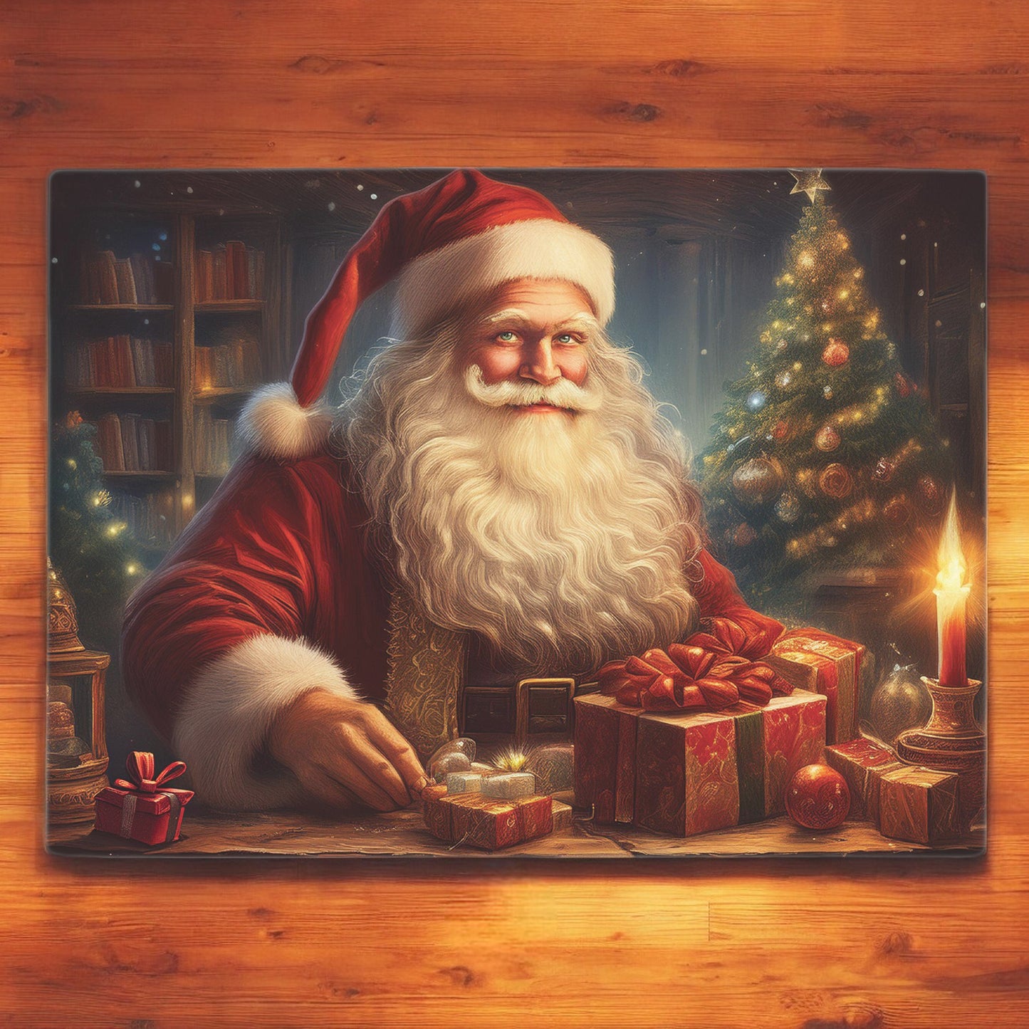 Father Christmas' Workshop Large Smooth Worktop Protector