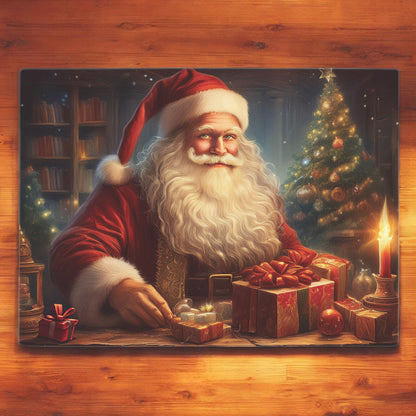 Father Christmas' Workshop Large Smooth Worktop Protector