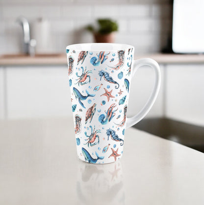 Sea Art Large Latte Mug