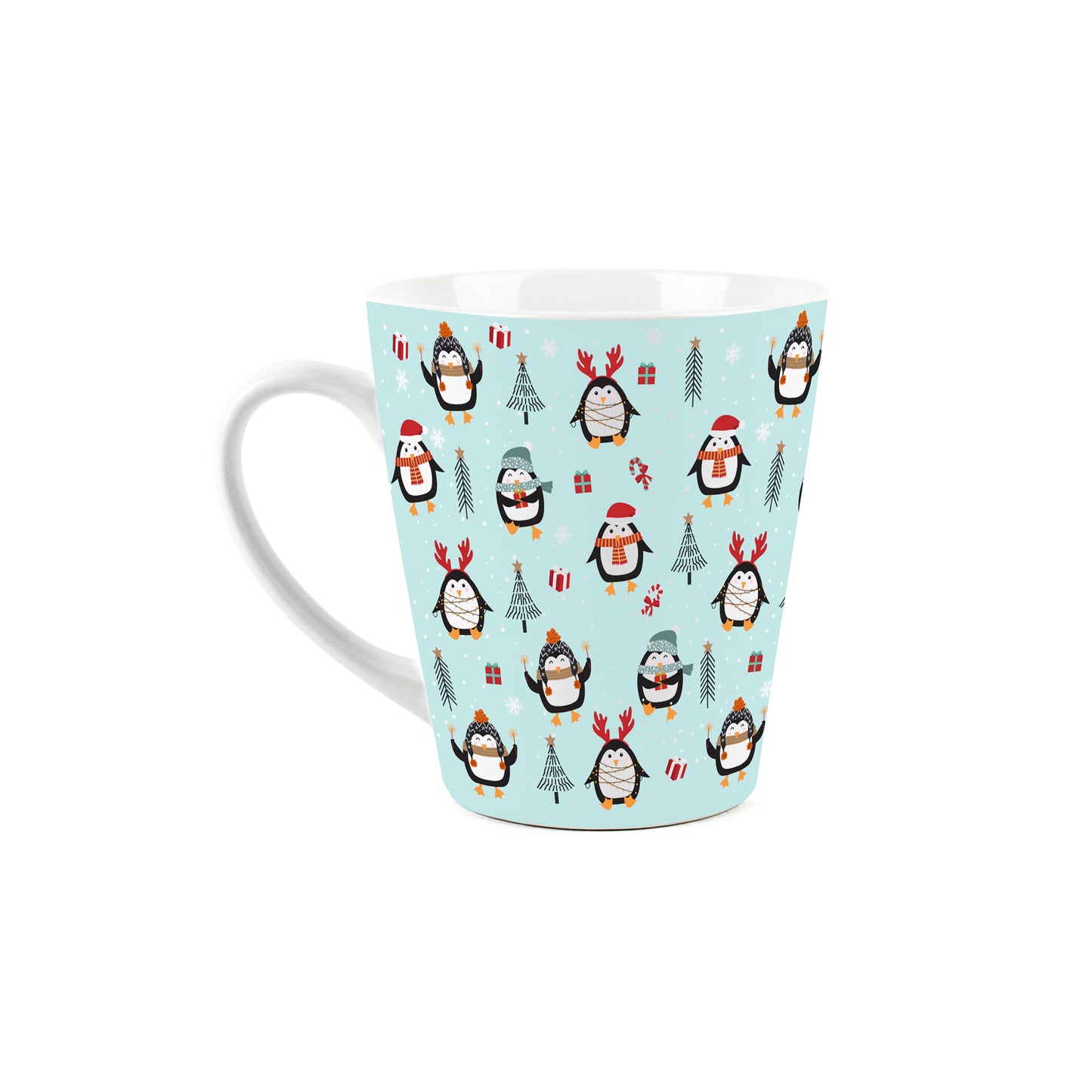 Christmas Penguins Small Latte Mug