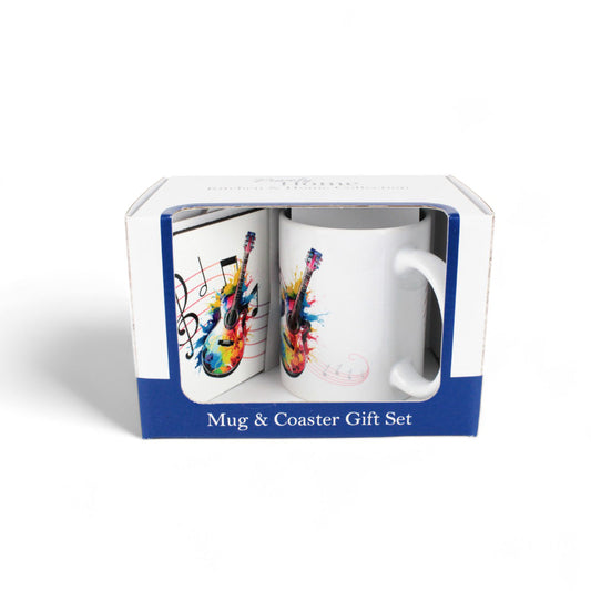 Abstract Instruments Mug & Coaster Gift Set