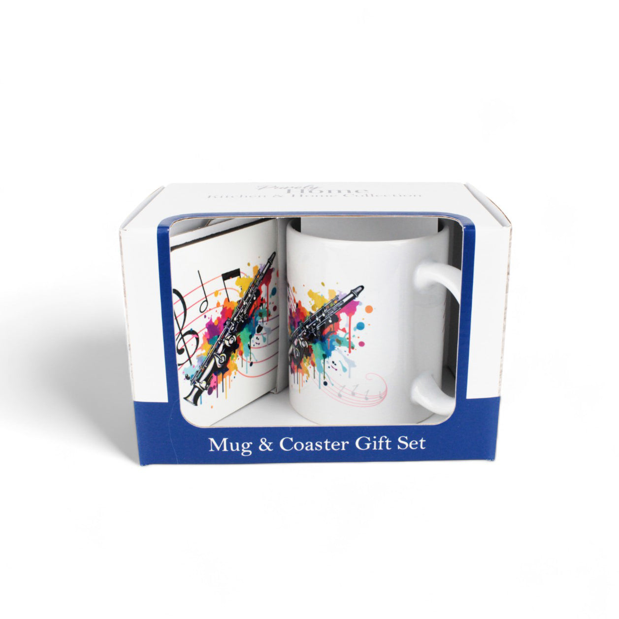 Abstract Instruments Mug & Coaster Gift Set