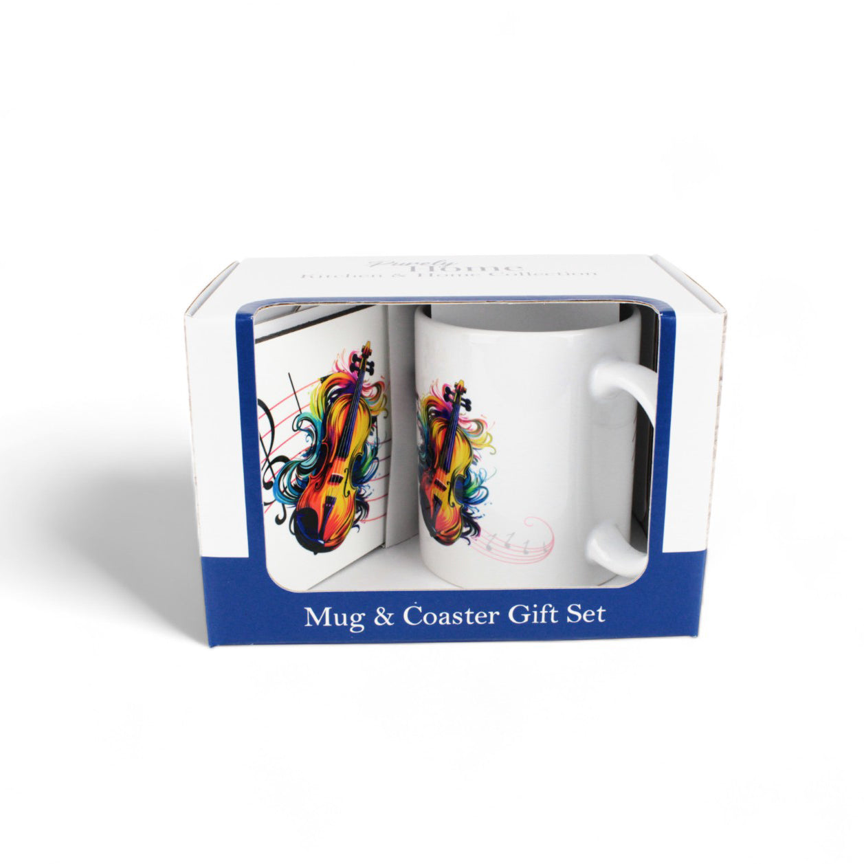 Abstract Instruments Mug & Coaster Gift Set