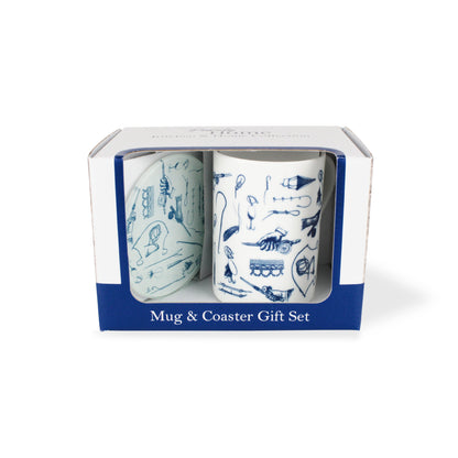 Vintage Hobbies Mug & Coaster Gift Set