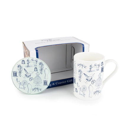 Vintage Hobbies Mug & Coaster Gift Set