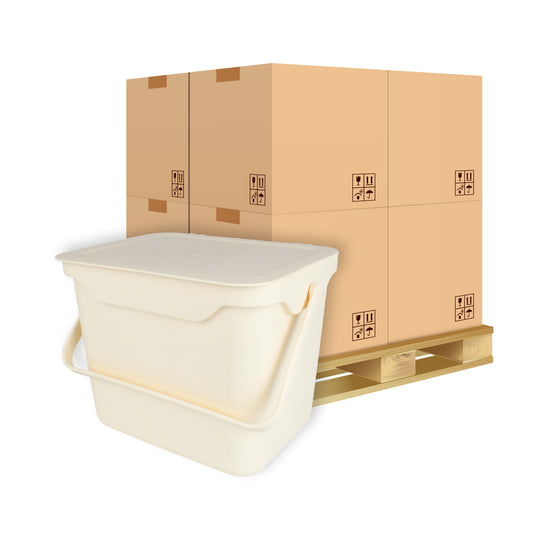 Pallet - 5L Easy Eco Kitchen Caddy - Cream