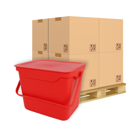 Pallet - 5L Easy Eco Kitchen Caddy - Red