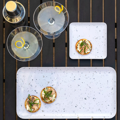 Terrazzo Melamine Appetizer Tray
